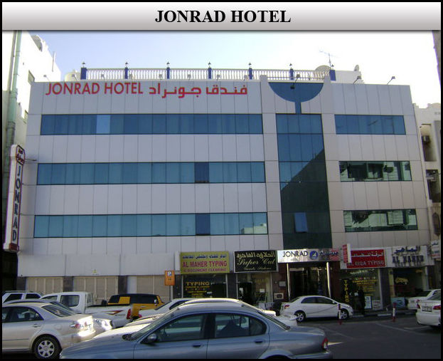 Jonrad Hotel Dubai Eksteriør billede